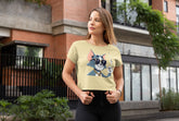 Crop Top with "Tom" Print